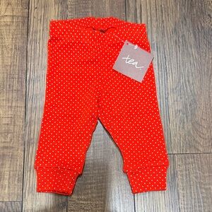 Tea Collection Red Polka Dot Baby Pants